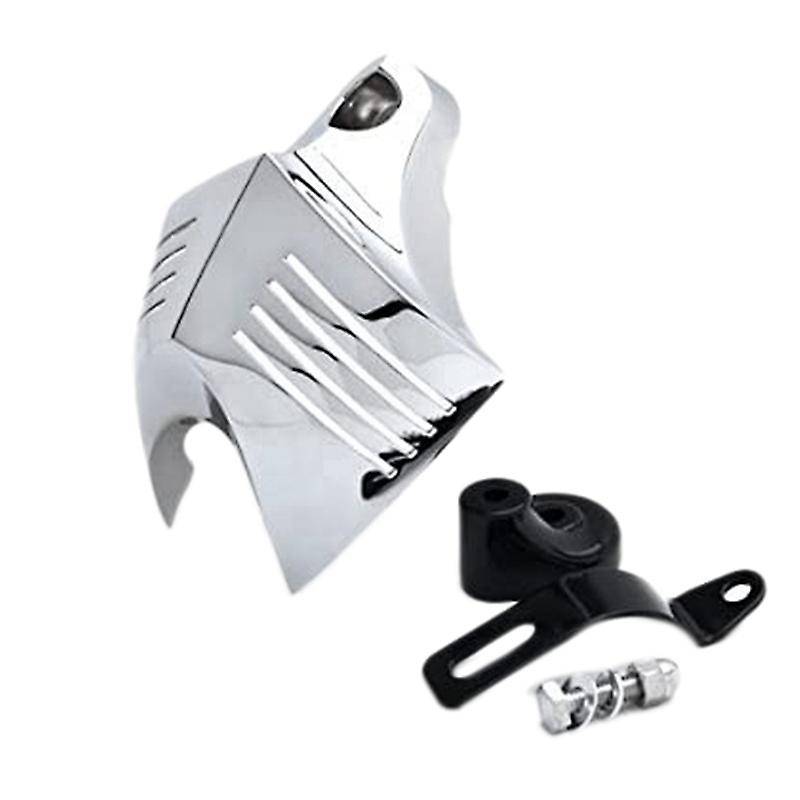 Motorcycle Chrome Horn Cover Cowbell for Street 2006-2011