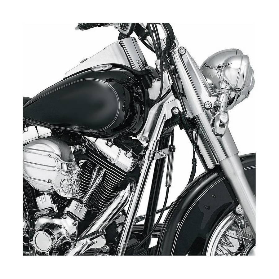 Motorcycle Down Tube Cover Trim for Softail Twin Cam Models 2000-2006 Frame Down Tube Covers Black