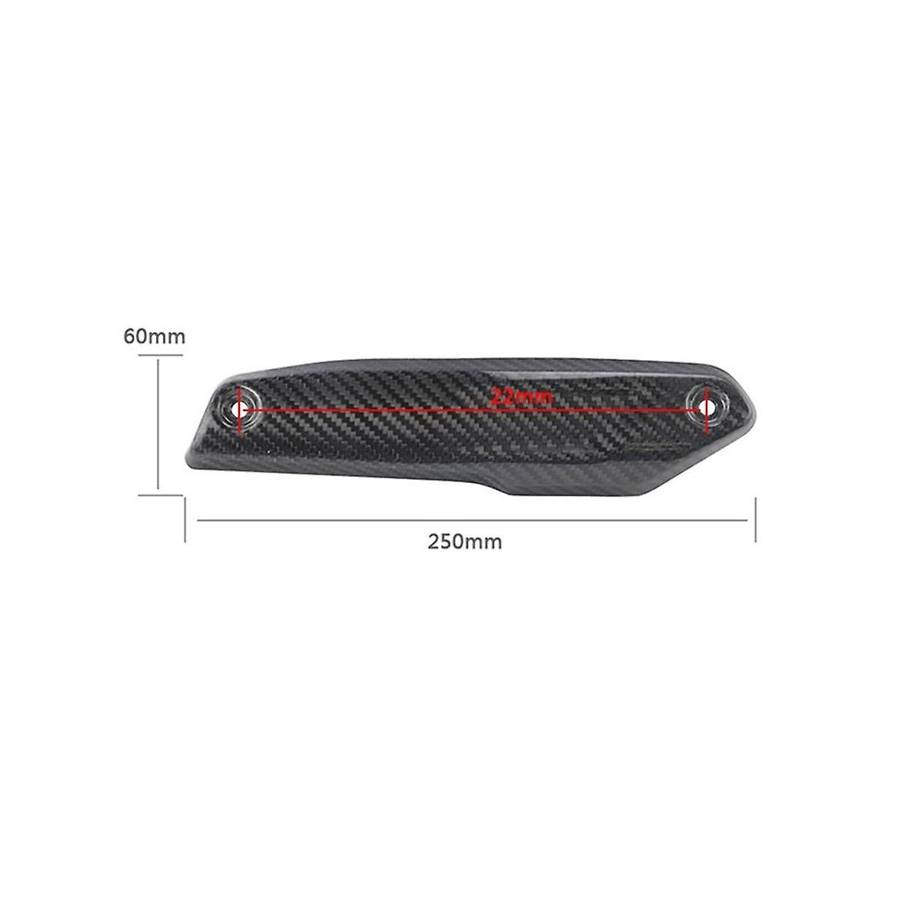 Motorcycle Exhaust Modified Muffler Escape Carbon Fiber Anti Scalding Board Replacement Parts for F9