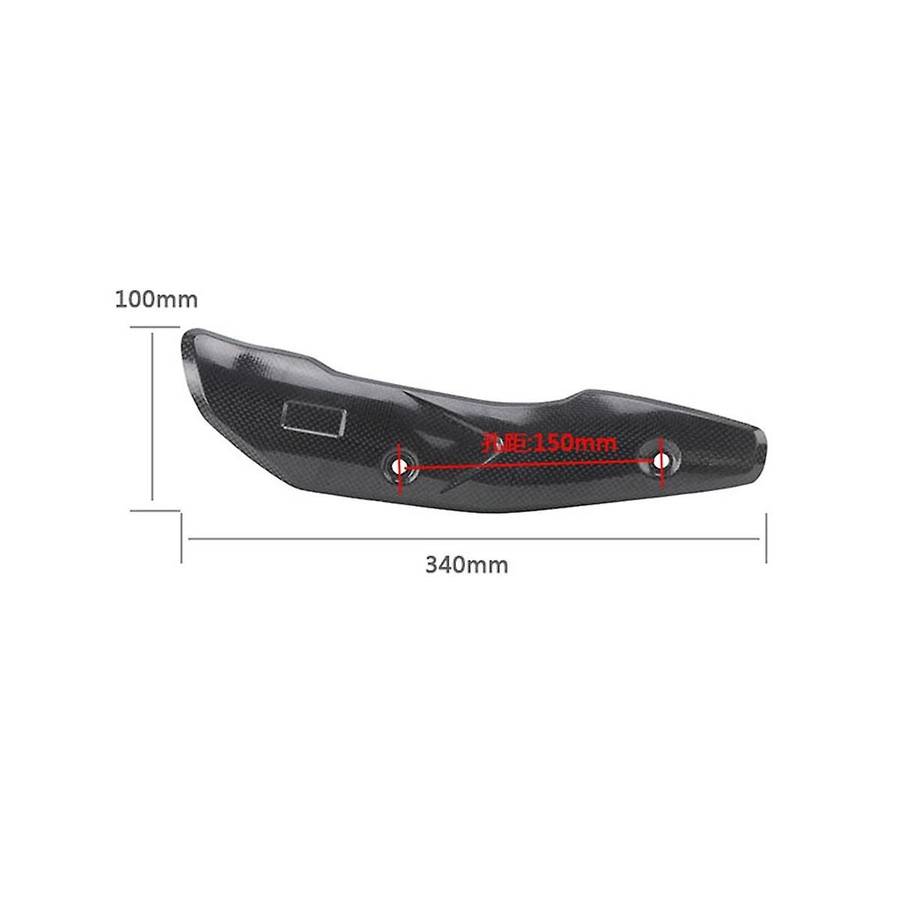 Motorcycle Exhaust System Middle Link Pipe Heat Cover Guard Anti-scalding Shell for Z900 New