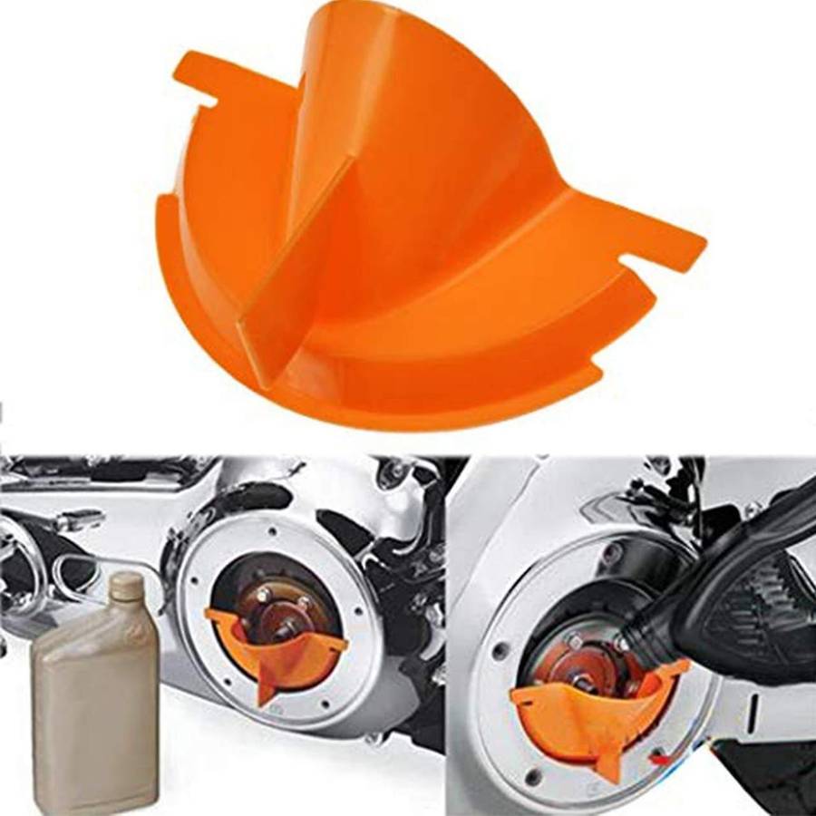 Motorcycle Filter Primary Oil Stuffing Funnel Waste Oil Diversion Kit
