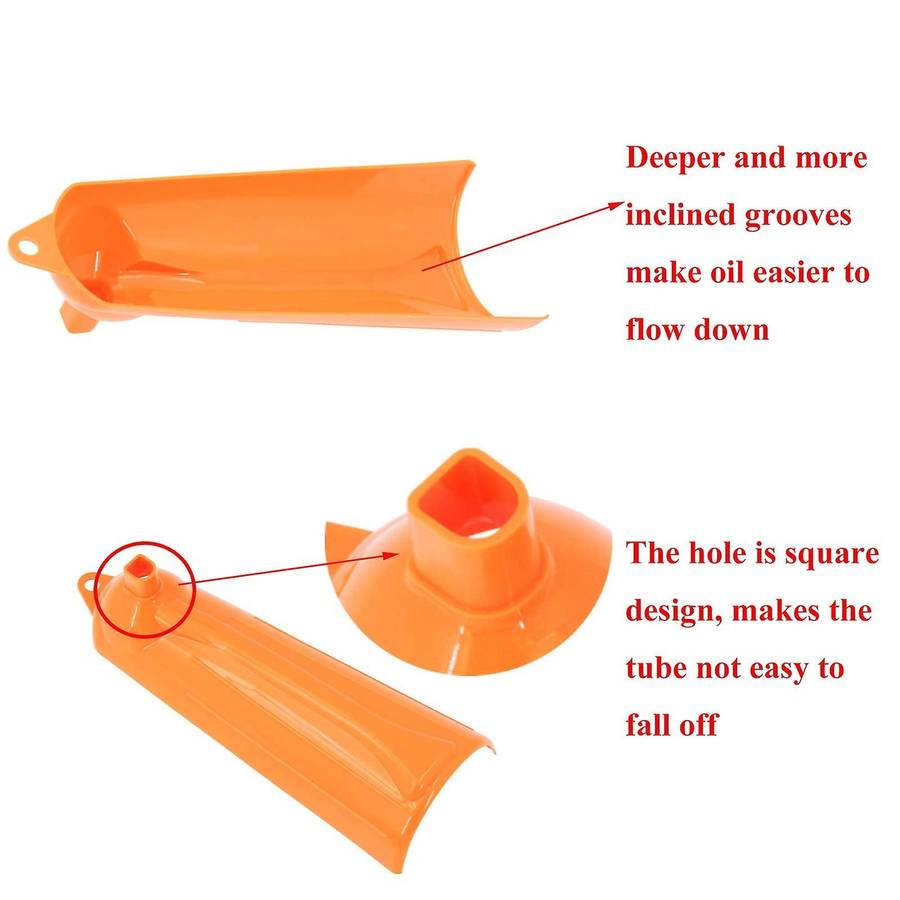 Motorcycle Filter Primary Oil Stuffing Funnel Waste Oil Diversion Kit