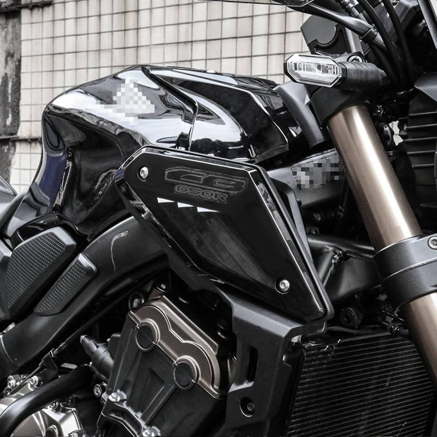 Motorcycle Frame Side Panel Cover Protective Intake Pipe Protector Shell for CB650R 650R 2019 2020 2