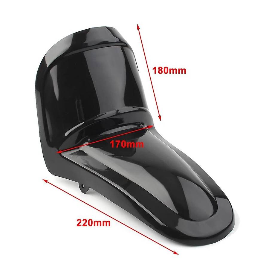 Motorcycle Front & Rear Mudguards Fairing Kit Accesorios for PW50 PY50 Black