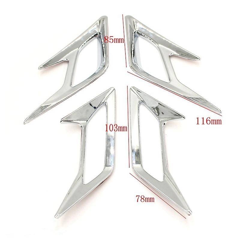 Motorcycle Front Rear Mudguard Vent Trim Case Cover for Goldwing GL1800 2018-2020