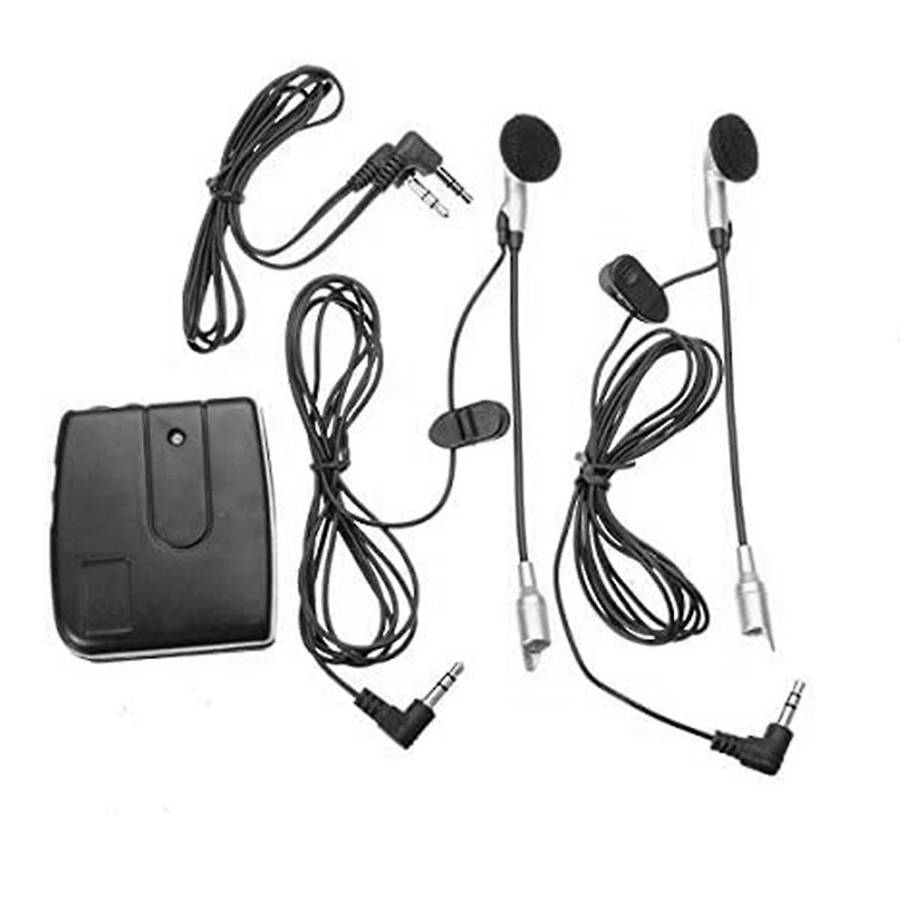 Motorcycle Helmet Front-To-Back Intercom Headset Modified Motorcycle Helmet Intercom Headphones Acce