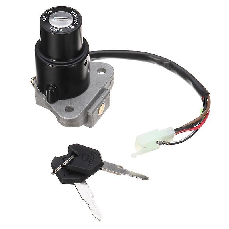 Motorcycle Ignition Switch Lock Assembly 3-Pin with Keys Fit for DT 125 R/TZR 250/ 350/ 600