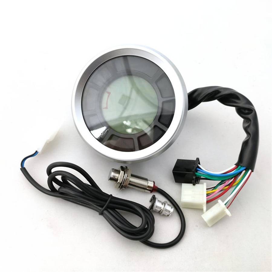 Motorcycle LCD Instrument Universal LCD Digital Speedometer Odometer Cylinder Gear Odometer Tachome