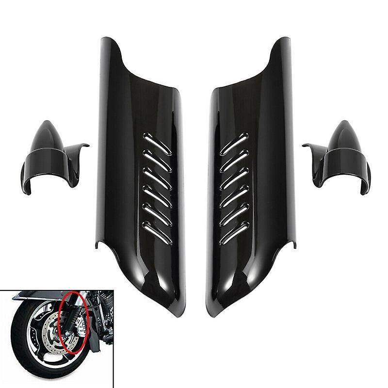 Motorcycle Lower Fork Leg Cover Guard Deflector Shield for Touring Street Glide FLHX Road FLHR 2000-