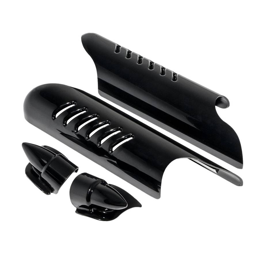 Motorcycle Lower Fork Leg Cover Guard Deflector Shield for Touring Street Glide FLHX Road FLHR 2000-