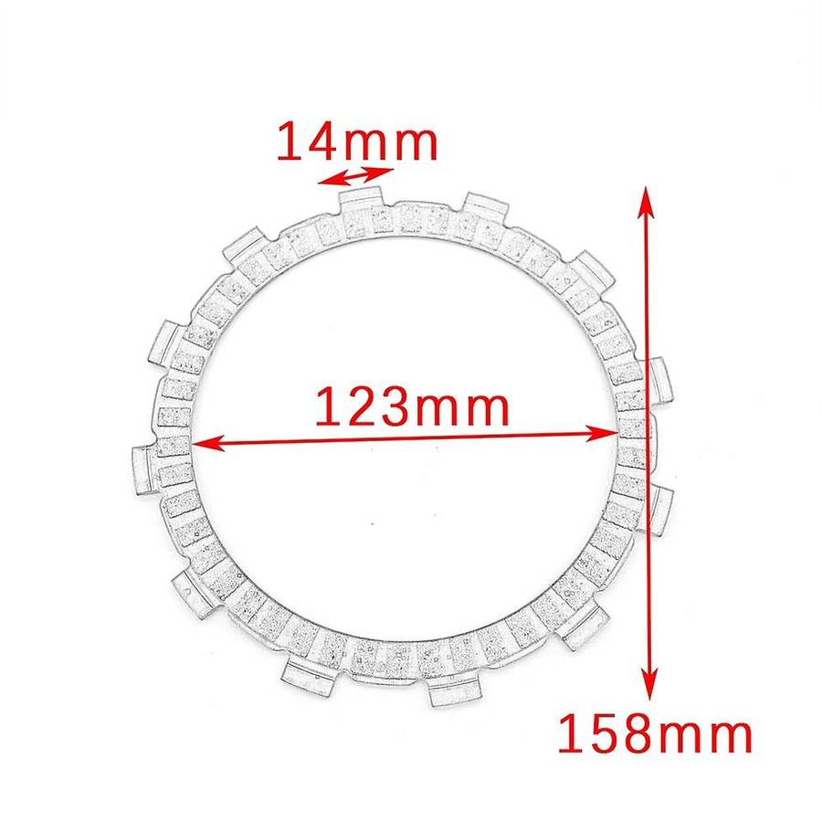 Motorcycle Paper Based Clutch Friction Plate Kit for F650 F650GS F650GS R13 2001-2004 F650CS K14 200