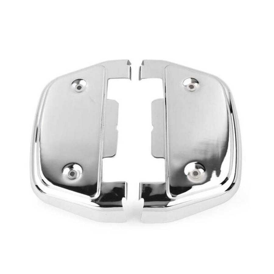 Motorcycle Passenger Footboard Covers for Glide Street Glide Road Ultra Softail Chrome D-shaped Foo
