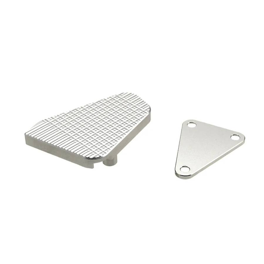Motorcycle Rear Foot Brakes Pedals Levers Step Plate Extension for CB750 CB 750 2023 2024-(Silver)