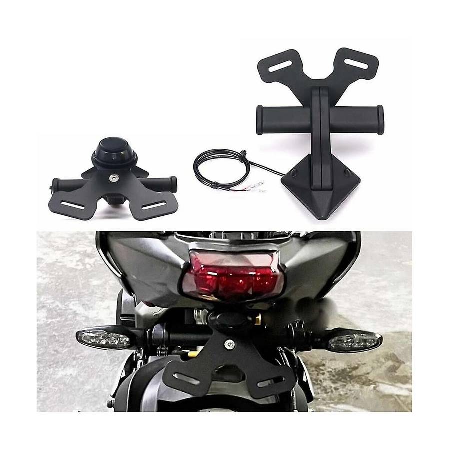 Motorcycle Rear Short Tail Stock Tidy License Plate Holder Tailstock Bracket Kit for Street Triple