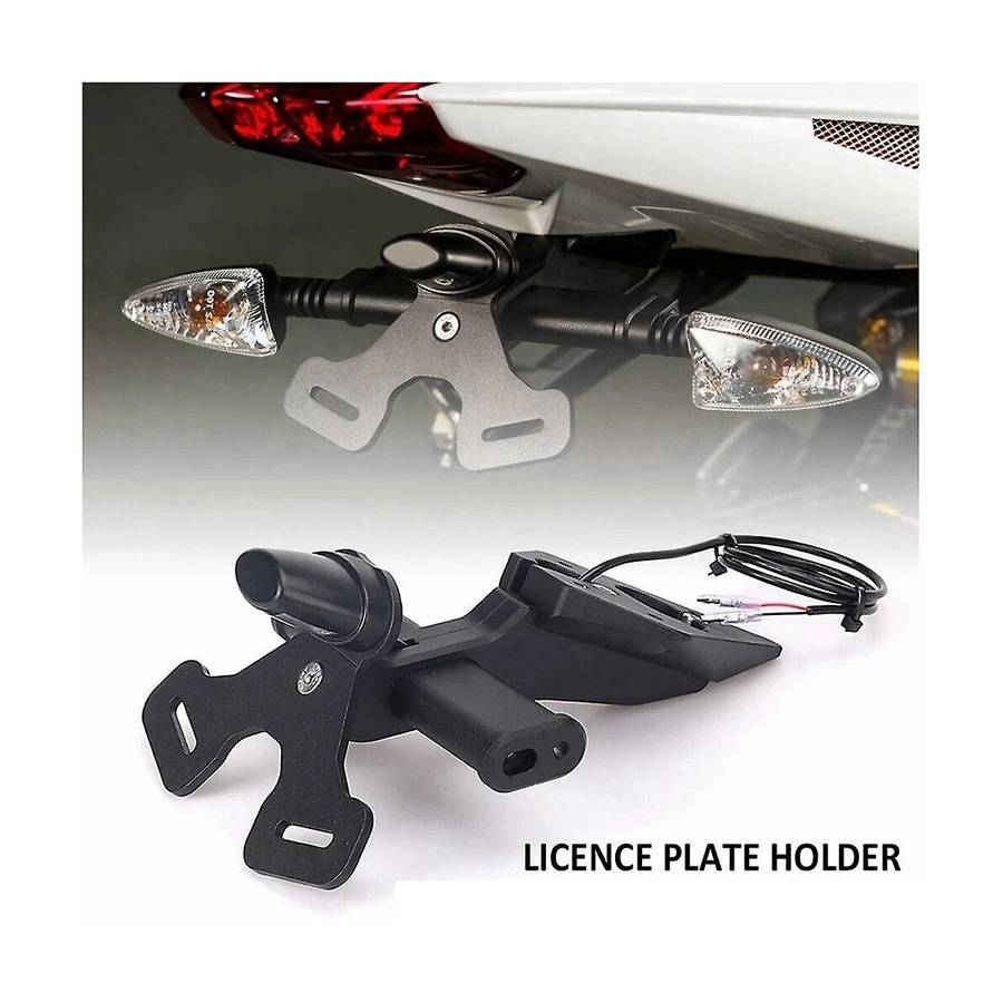 Motorcycle Rear Short Tail Stock Tidy License Plate Holder Tailstock Bracket Kit for Street Triple