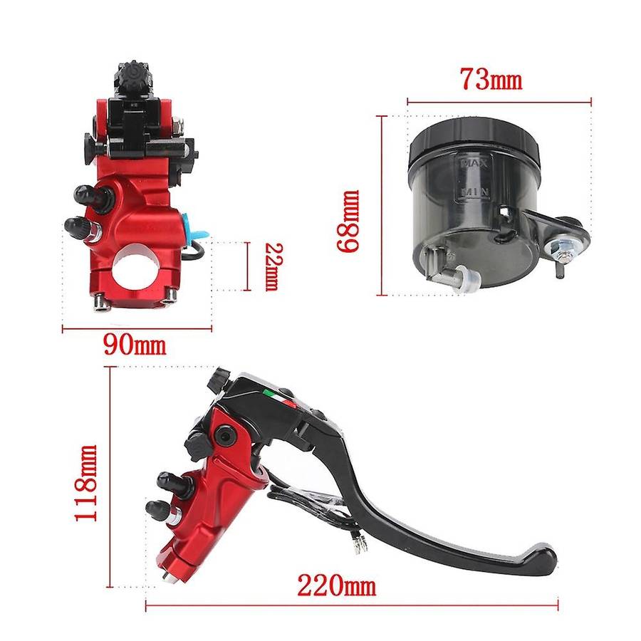 Motorcycle Refitting Parts Clutch Brake Lower Pump CNC Oil Pot Brake Assembly Is Universal