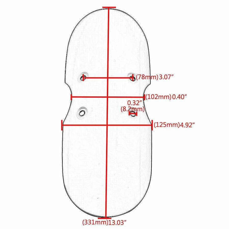Motorcycle Short Front Fender for Victory Bonneville T100 Scrambler Thruxton 90 01-16 Matte Black