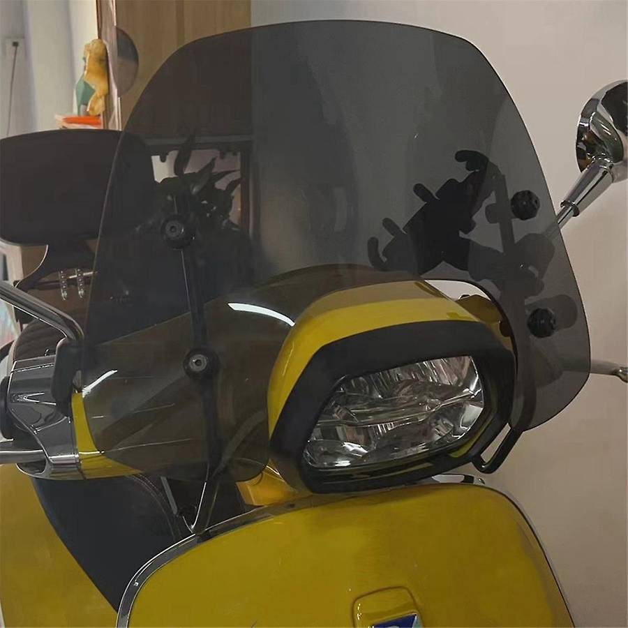 Motorcycle Smoked Black Windscreen Windshield Deflector Protector Wind Screen for Sprint 125 150 201