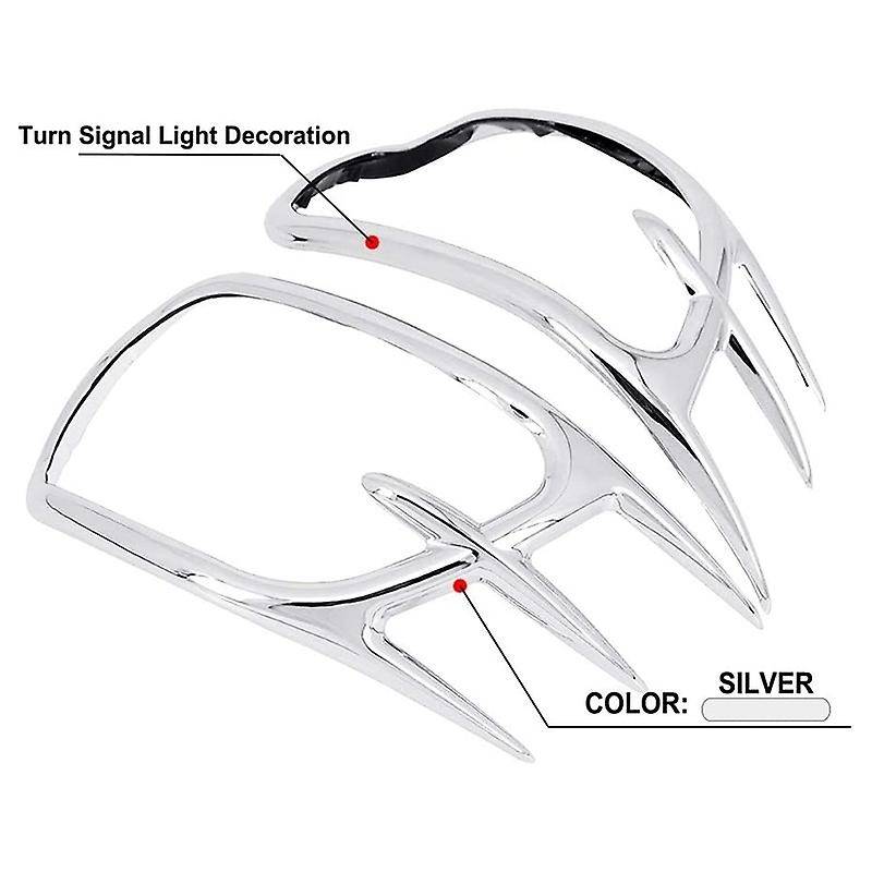 Motorcycle Turn Signal Light Decoration Trims for Goldwing GL1800 2001-2011