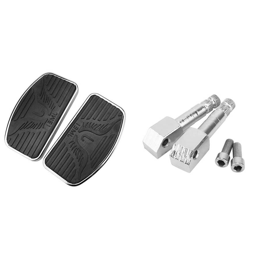 Motorcycle Universal Front Foot Driver Footrest Floorboards for Vtx V-star Drag Star