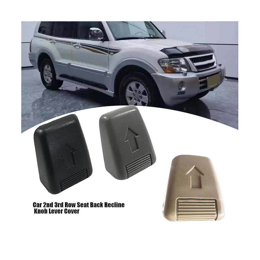 MR610534 for Montero 2001-2006 Gen3 2Nd 3Rd Row Back Recline Knob Lever MR610533 Button Switch Black