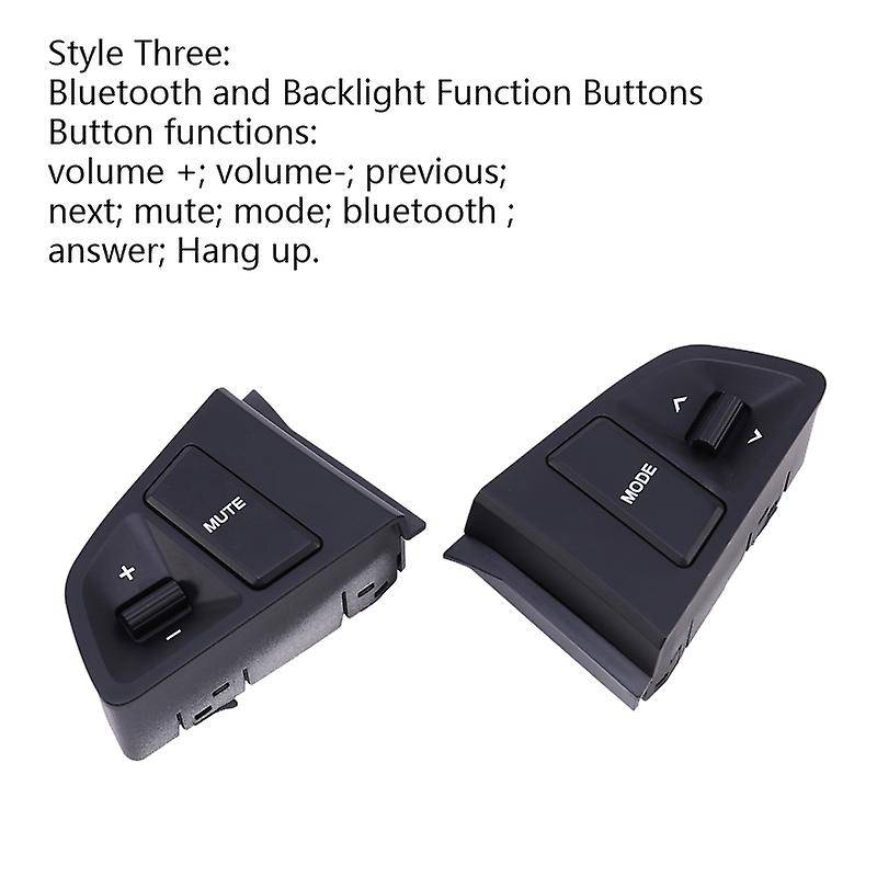 Multifunction Steering Wheel Cruise Button Audio Volume Music Control Button with light&BT for