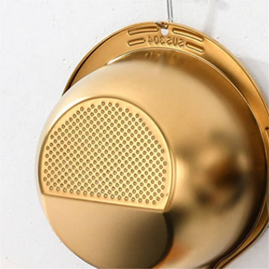 Multi-Use Basin Rice Washing Bowl Vegetable Washer Metal Colander Stainless Steel Vegetable Strainer