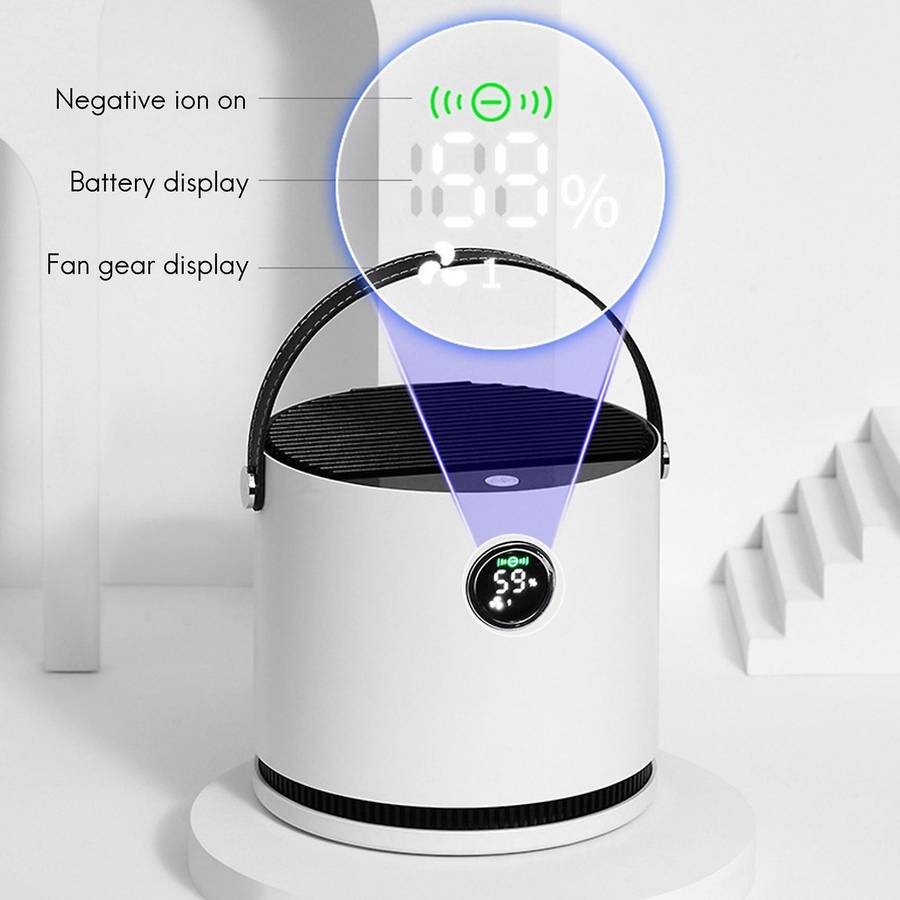 Negative Ion Generator Smart Air Purifier for Home Air Freshener in Addition to Formaldehyde Desktop