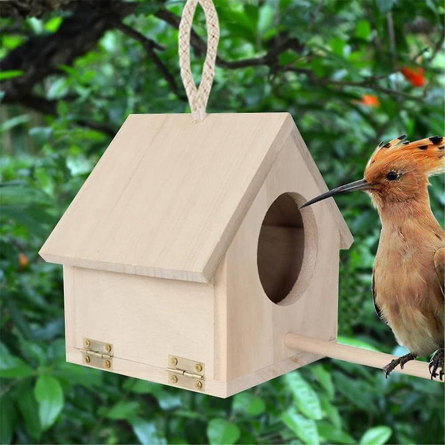 Nesting Box for Tits, Nesting Box Kit Robin, Bird House, Weatherproof for Hanging, Nesting Boxes for