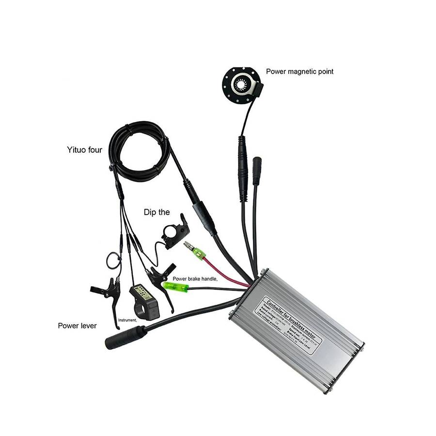 New Sine Wave Controller Kit Electric Bicycle Electric Scooter Kit Lcd4 Display Sine Wave Controller