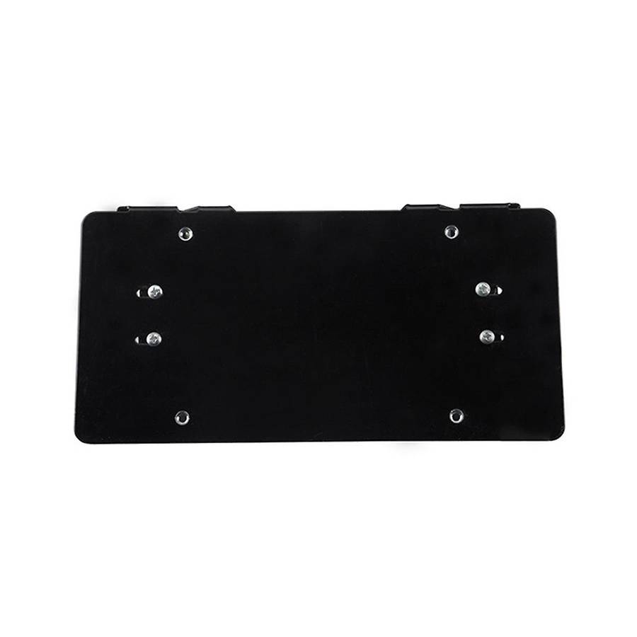Off-road Flip License Plate Mounting Frame Automatic Winch Roller Fairlead Mounting Bracket 8 3/4 In
