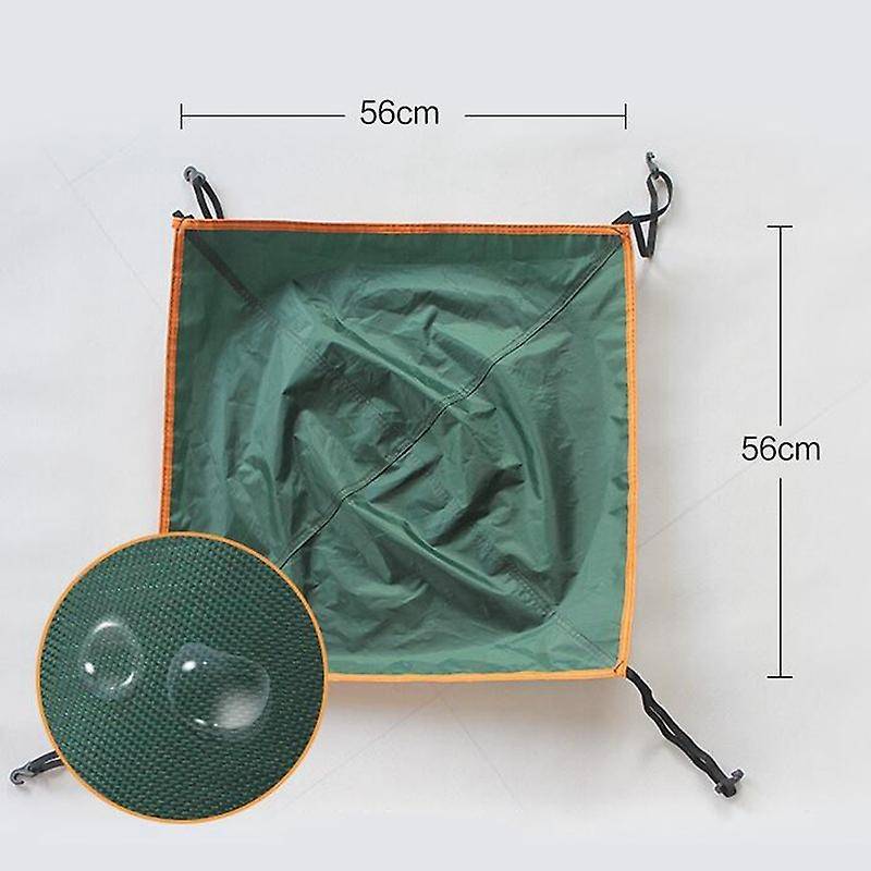 Outdoor Camping Replacement Tent Skylight Rain Proof Protection Roof Vent Cover Top Canopy(green)