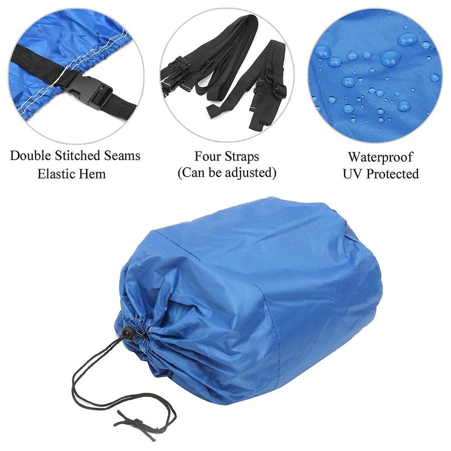 Outdoor Heavy Fishing Ski Boat Cover Yacht Cover 210D Speed Boat Cover 11-13 Inch 14-16 Inch 17-19 I