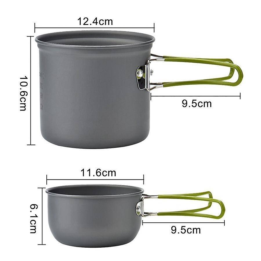 Outdoor Picnic Tableware Camping Pot Trekking Pot Pieces / Set Camping Stove of Teapot Cooking Tools