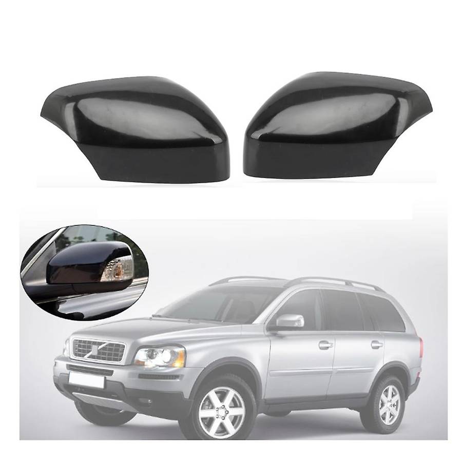Outer Rearview Mirror Cover Cap Side Mirror Housing Lid Shell Trim Hood for Xc90 2007-2014 Xc70 2008