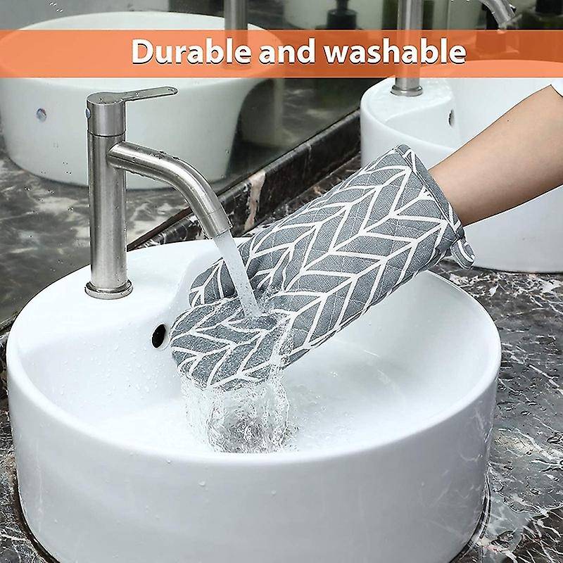 Oven Mitts & Pot Holders Kitchen Microwave Heat Resistant Compatible Cooking