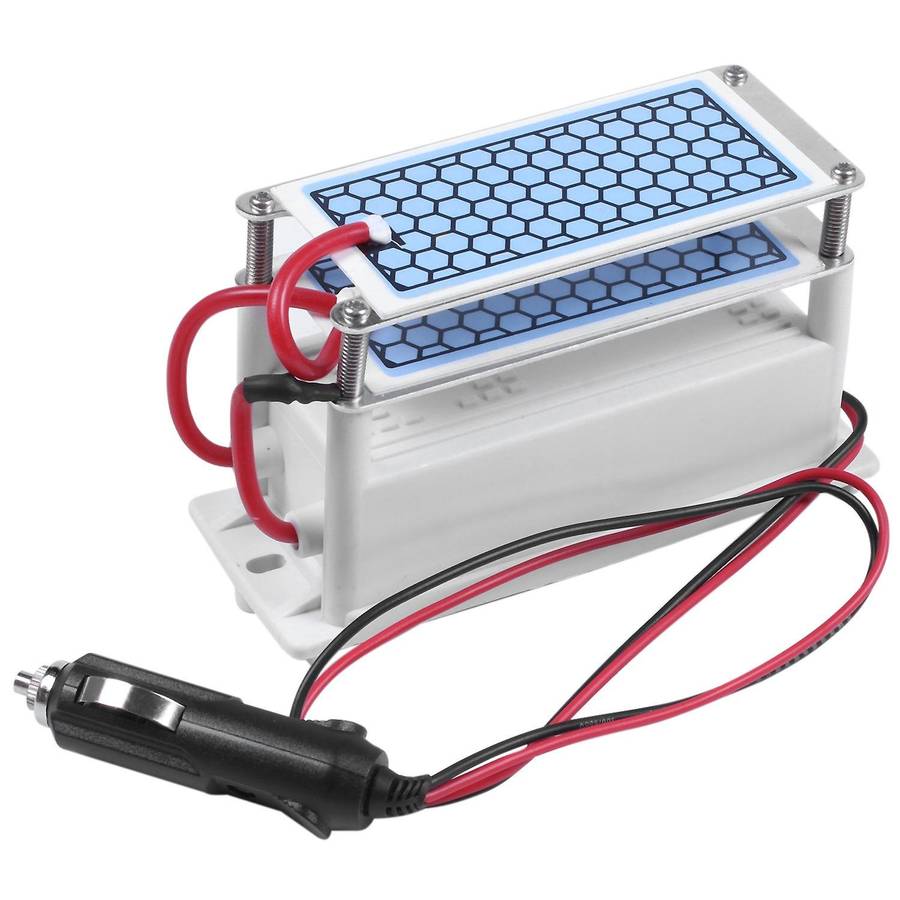 Ozone Generator Car 12V 10G Portable Ceramic Plate Purifier Sterilizer Car Ozone Cleaner Ozonizer O