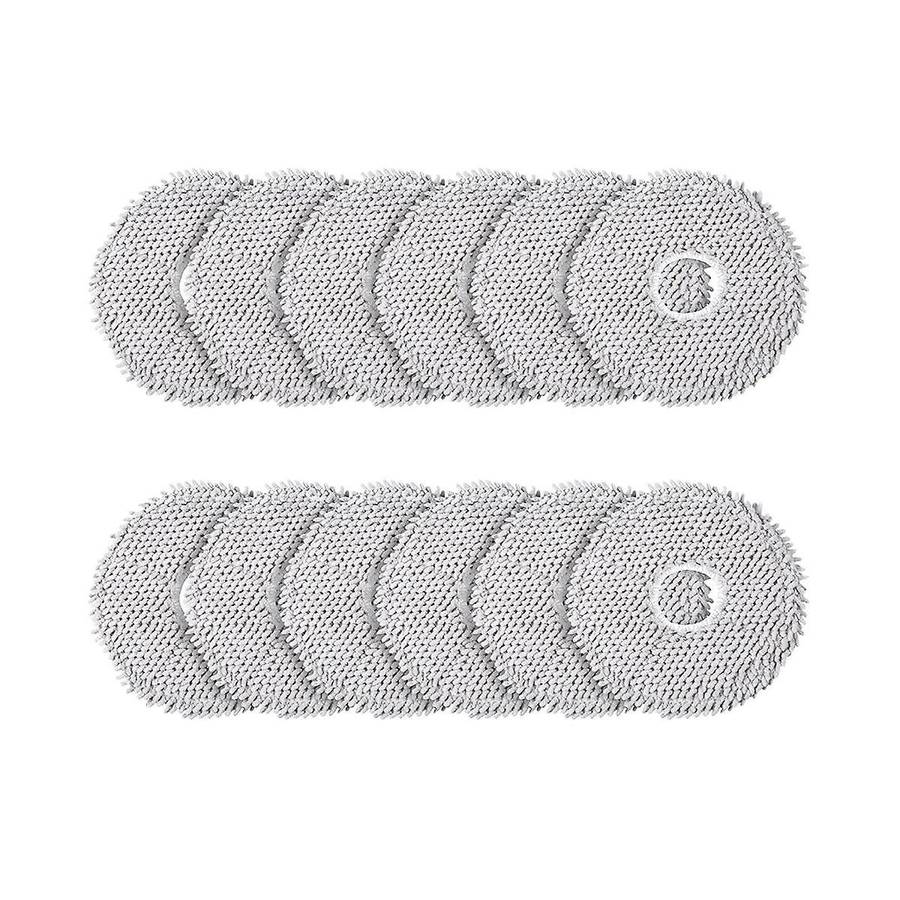 Pack Of 12 Wipes for X10+& L10s Ultra/l10 Ultra Robot Vacuum Cleaner, Microfibre Wet Mop Pads Acces