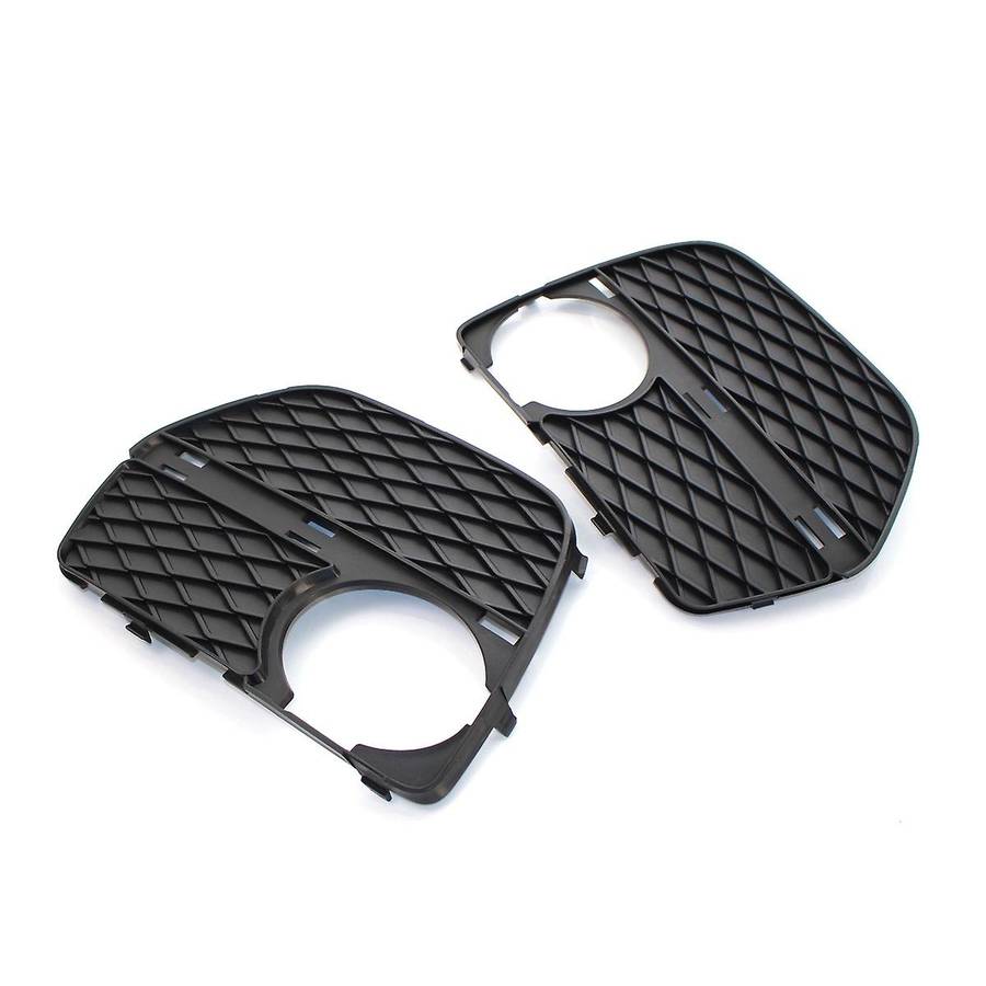 Pair Front Bumper Fog Lights Cover Fog Lamp Grilles for - X6 E71 2012-2014 51117312605 51117312606