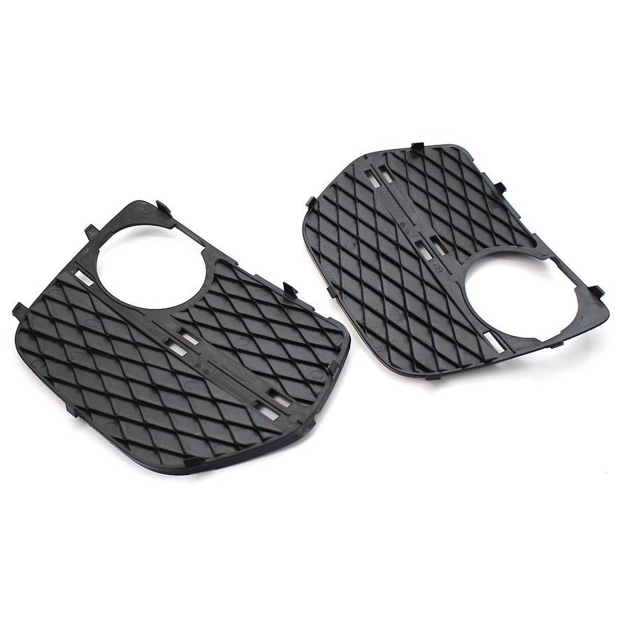 Pair Front Bumper Fog Lights Cover Fog Lamp Grilles for - X6 E71 2012-2014 51117312605 51117312606