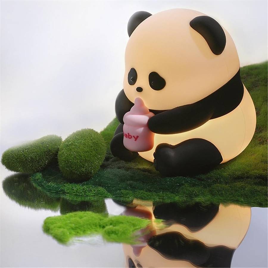 Panda Night Light-Baby , Squishy Dimmable Led Panda Lamp, Kawaii Panda Gifts Stuff, Cute Decor for B