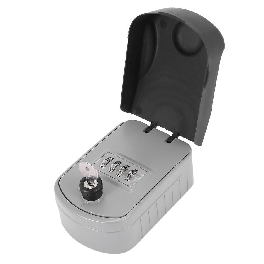 Password Key Storage Lock Box Key Bag Lock Box Wall Mounted Key Safe Storage Weatherproof Box for Ho