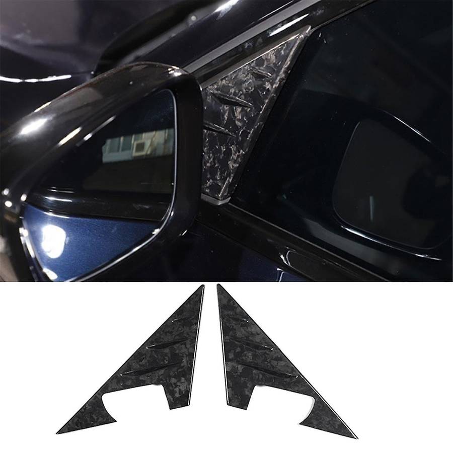 Pattern Car A-pillar Triangle Decoration Cover Trim Stickers for 3 Series G20 2020-2023 Trim Acces