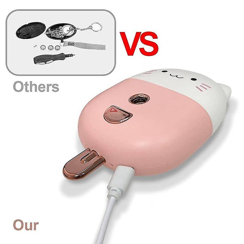 Personal Safe Sound Alarm with Mini Mister Personal Portable Misting Spray Cool Mist Alarm for Women