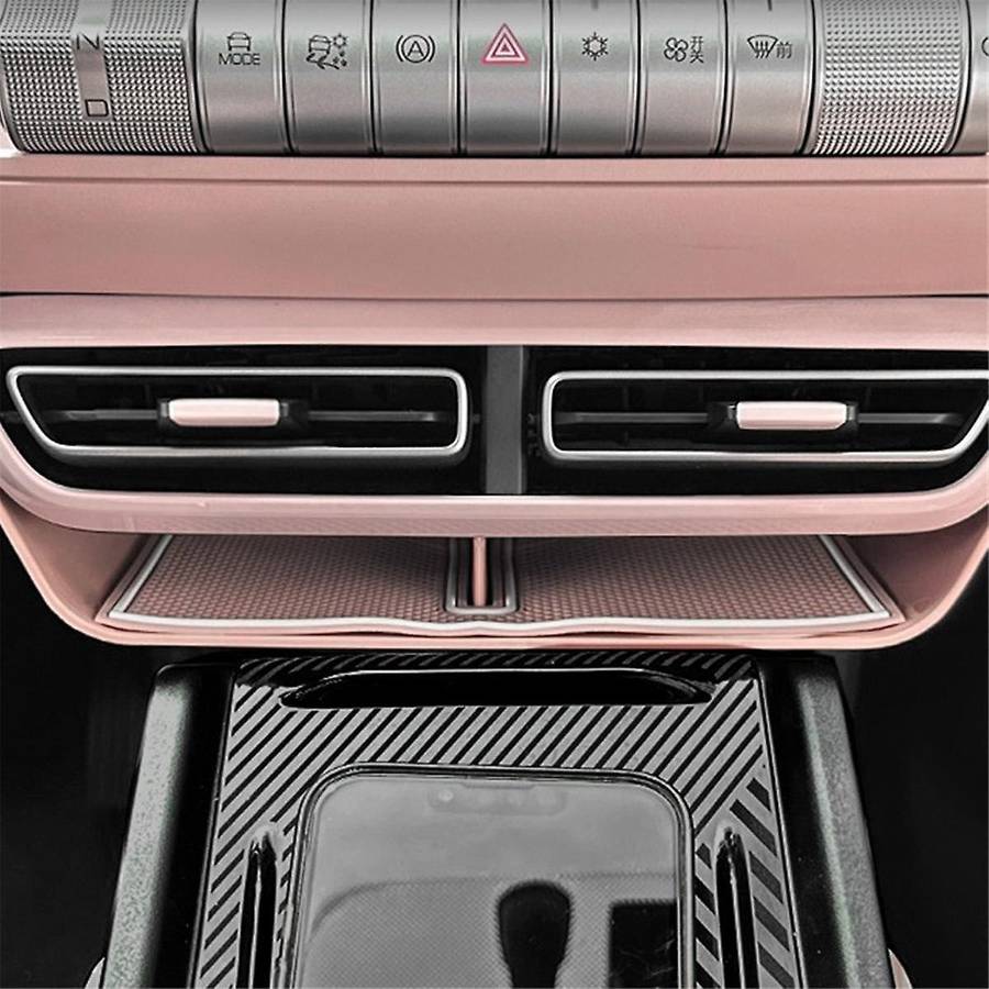 Pink Car Below Center Control Storage Box Air Conditioning Vent Organizer for Dolphin Mini / Seagul