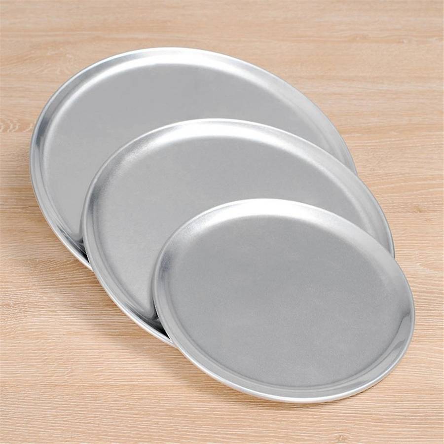 Pizza Pan/Tray, Narrow Rim, Aluminum, 12 Inch