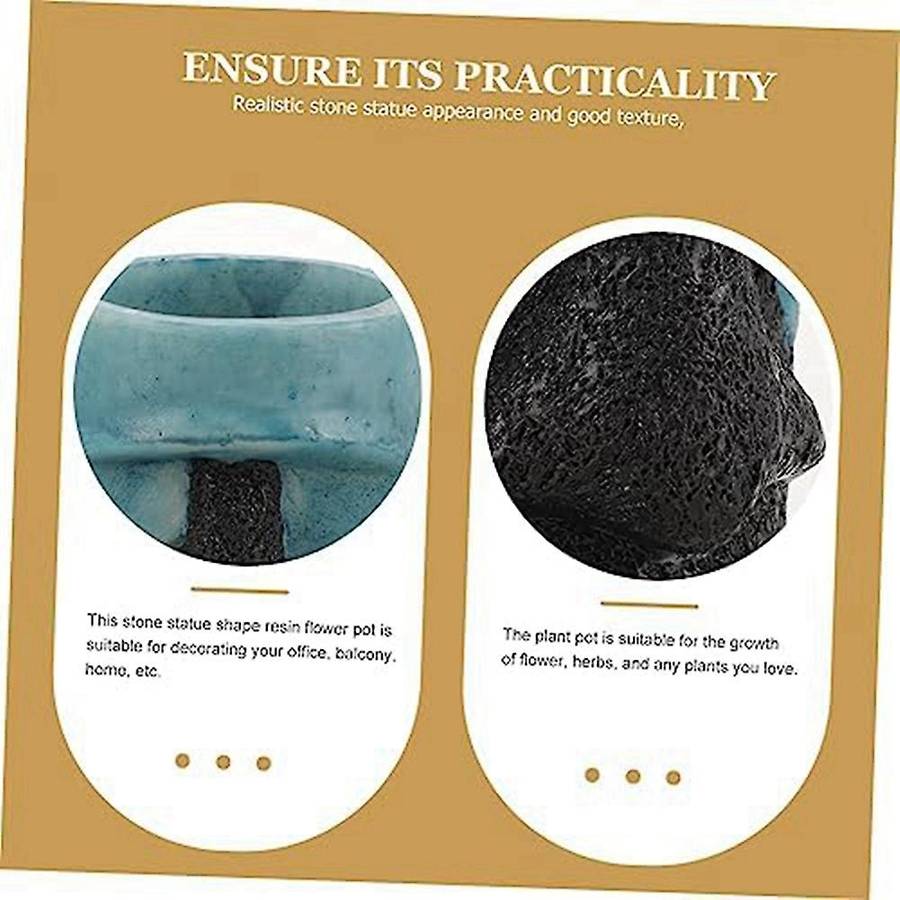 Plant Pot Flowerpot Resin Crafts Easter Statue Pastoral Statue Decoration