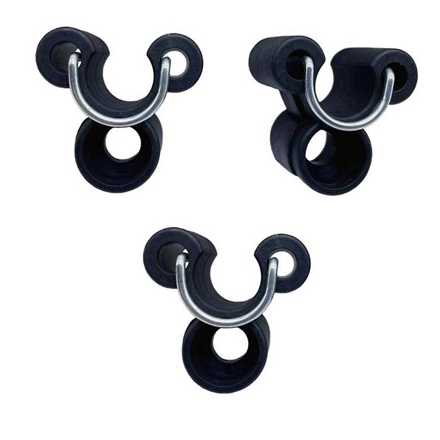 Plastic Catcher Crab Clamp Head Tube Fixing Buckle for & Bike Catch Ball Head Tube Bolt,3 Pcs