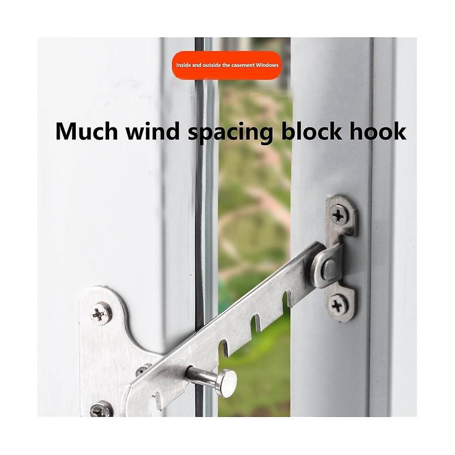Plastic Steel Aluminum Alloy Child Lock Door Universal Window Windproof Brace Hook Buckle Wind Hook
