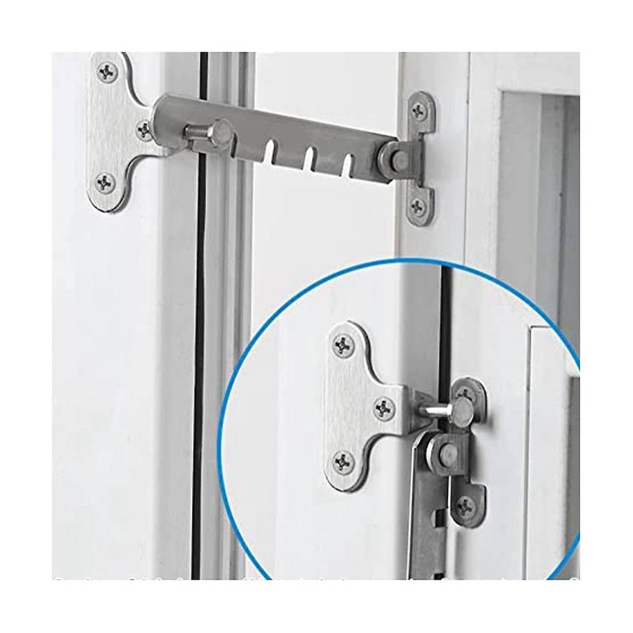 Plastic Steel Aluminum Alloy Child Lock Door Universal Window Windproof Brace Hook Buckle Wind Hook